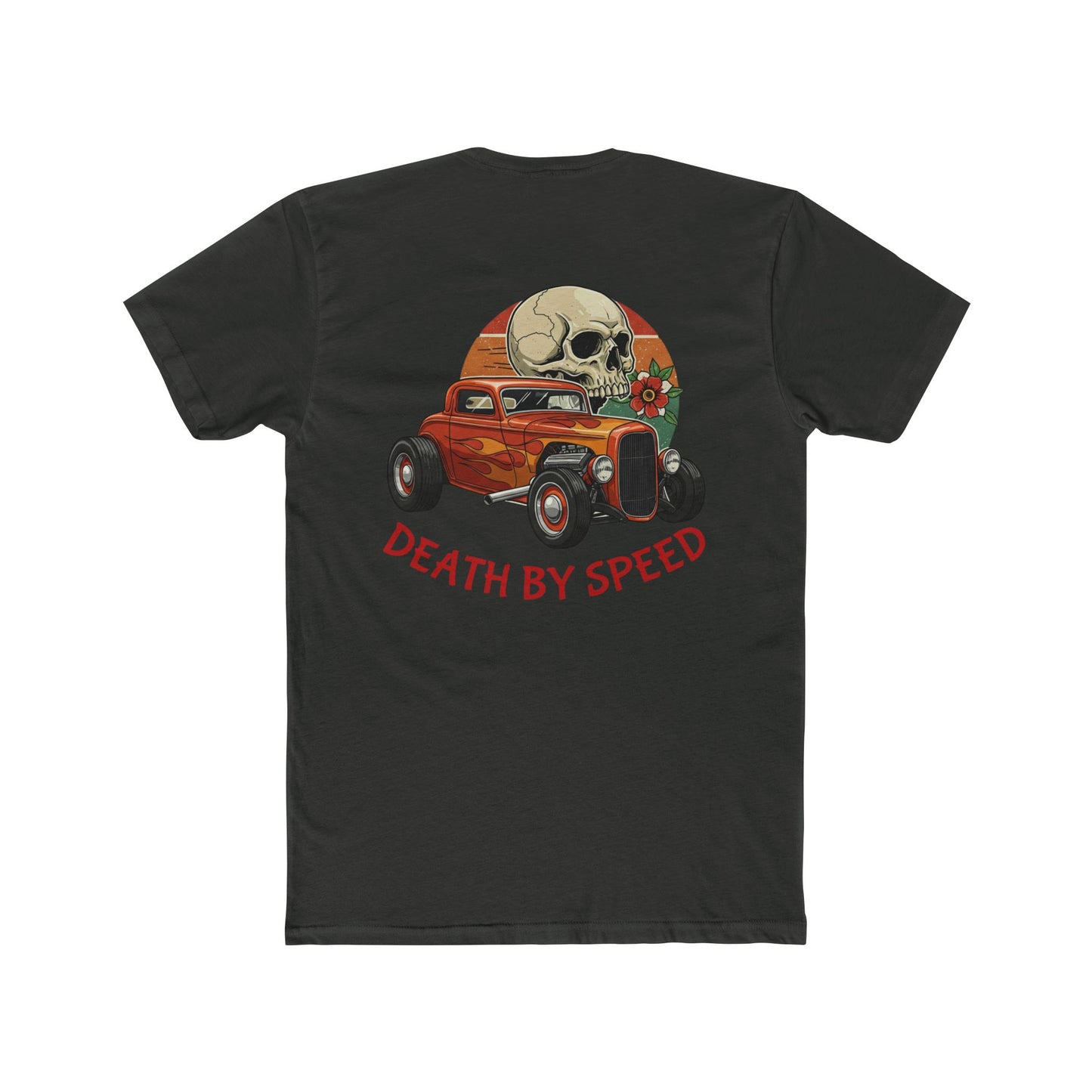 Vintage Car and Skull Graphic