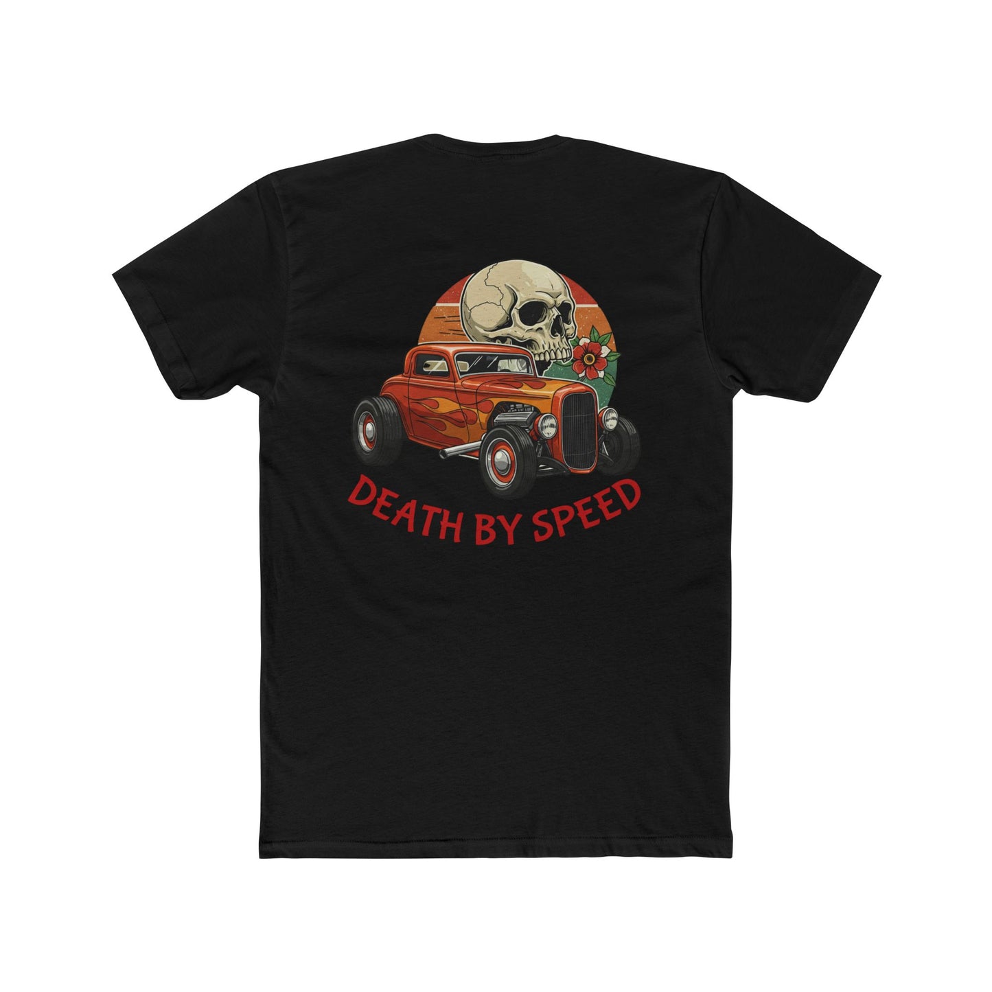 Vintage Car and Skull Graphic