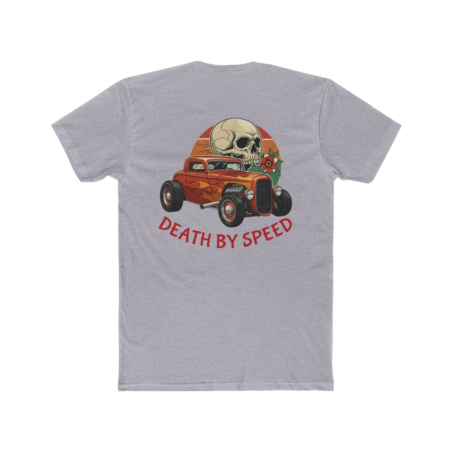 Vintage Car and Skull Graphic