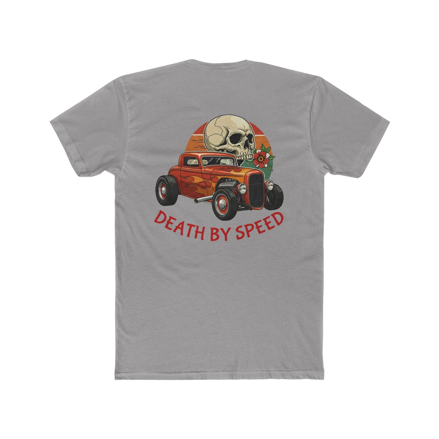 Vintage Car and Skull Graphic